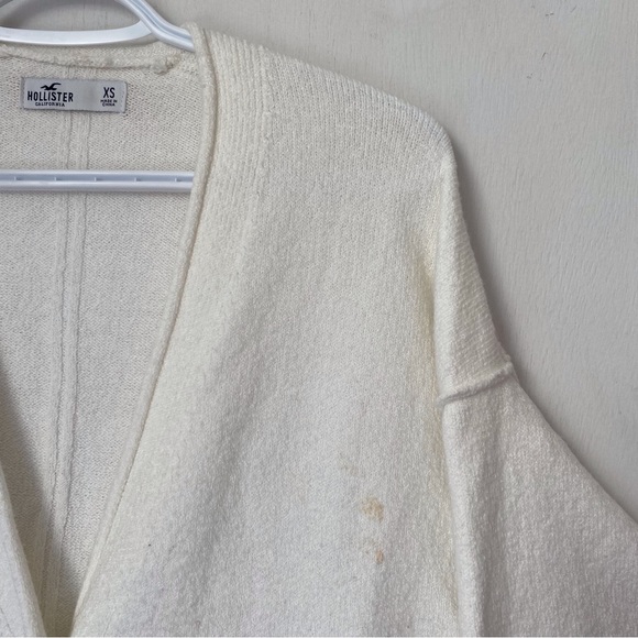 Hollister white oversize cardigan S - Picture 8 of 10